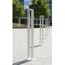 : Hollow Bollard in galvanised steel installed on Dublin street by Larkin Engineering Ireland.